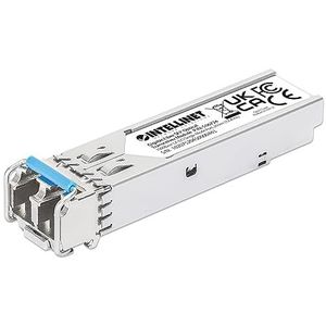 Intellinet Gigabit SFP Mini-GBIC transceiver voor LWL-kabel (1000Base-LX (LC) singlemode-poort 20 km universeel compatibel met alle Switch-merk) 506724