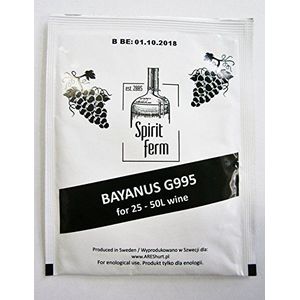 Wijngist BAYANUS 995 11g - Gist voor wijn, Fermentatie Gist