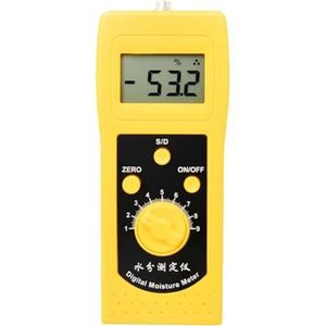 Vochtmeter for voedselmaterialen, vochttester for productie, draagbare vochtmeter Snelle tests