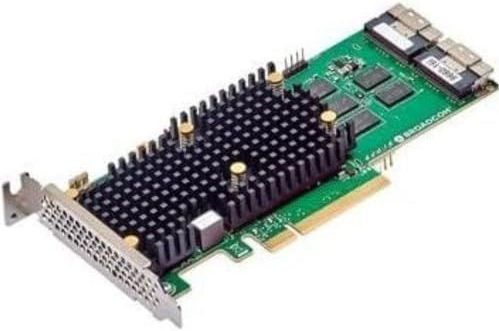 Broadcom - Megaraid 9660-16i - Opslagcontroller - Pcie - 16 Kanalen, Raid 0-10, Inclusief Low Profile Bracket