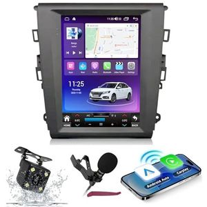 Android 14 Autoradio Navi voor F-ord Mondeo (2013-2017) 9.7 ""Verticale scherm multimediaspeler met draadloze carplay GPS-navigatie Bluetooth 5.0 HIFI FM-radio 5G-WiFi SWC,M200s
