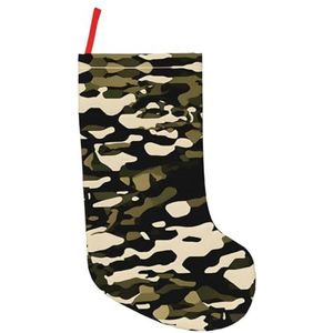 stujvc Camouflage Patroon Extra Grote 18 inch Kerst Kousen, Perfecte Kous Stuffers Voor Volwassenen Kerstboom Opknoping