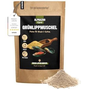alphazoo - Groenlipmossel - Natuurlijk Gewrichtspoeder - 250 g - Volle Vetkwaliteit