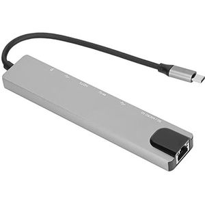 LBEC USB Ethernet-hub, 8-in-1 hub met snel opladen 8-in-1 voor thuis