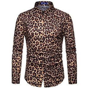 Panterprint blouse heren hotsell