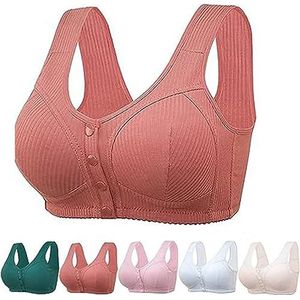 Dames BH - Caramel - Zonder Beugel - Met Voorsluiting - Ondersteuning en Lift