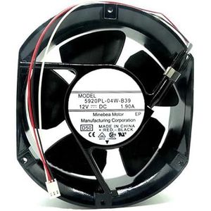 LMNCBVYA High-Performance 12V 1.2A Cooling Fan 5920PL-04W-B39-172x150x51mm 3-Wire Device Fan for Efficient Cooling Solutions