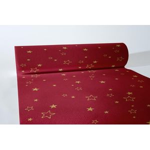 Sovie - Tafelloper Liam - Bordeaux - Linclass Airlaid - 40 cm x 24 m
