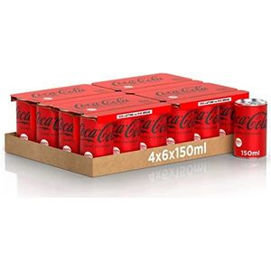 Coca Cola Zero Sugar Mini-blikjes, koolzuurhoudende dranken, 150 ml, softdrink