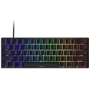 MONSGEEK FUN60 Pro - Gaming Toetsenbord - Zwart - 60% - Bedraad - 8k SP Magnetische Schakelaar