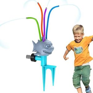 Spin Sprinkler-speelgoed, zomerwaterspeelgoed voor kinderen | Zomerspeelgoed Spetterplezier,Zomer buitenspeelgoed Sprinklerspeelgoed, sproeiers met roterende spray voor kinderen vanaf 3 jaar, jongens