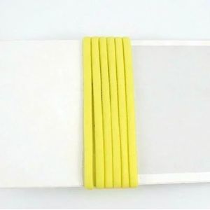 5/10M 3/5mm Elastisch Band Haarband Schoenen Ronde Touwen Koord Zachte Elastiekjes BH-kapje Nylon Elastiek Touw Naai Accessoires-Lichtgeel-5mm-5Meter