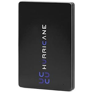 HURRICANE MD25U3 640GB externe harde schijf 2,5 inch USB 3.0 mobiele opslagplaat voor foto's, tv, laptop, PS4, PS5, Xbox, compatibel met Windows Mac Linux, zwart
