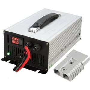 HYDTGZ Heftruckacculader Met 350A Anderson Connector, Krachtige Elektrische Heftruckladers, LCD Scherm,48v 30a