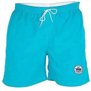 Mens Duke D555 Yarrow Big Tall King Size Volledige Zwembroek Strandbodems Broek, Blauw, 8XL