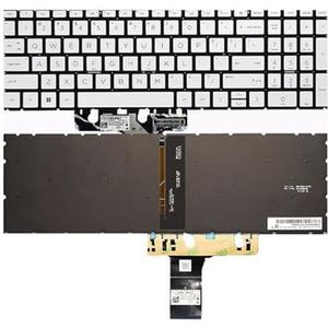 Engels laptoptoetsenbord voor HP voor TPN-Q245 -Q246 -Q286 -Q287 -L139 -L140 -I139 -I140 470 G8(US Silver Backlight)