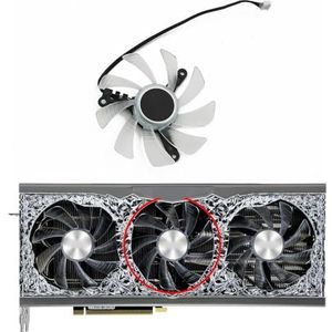 TH9215B2H-PFC01 RTX3080 RTX3090 vervangt videokaartventilator voor Palit voor RTX 3090 3080 3070 Ti 3070Ti voor GameRock koelventilator voor grafische kaart(B-Fan)