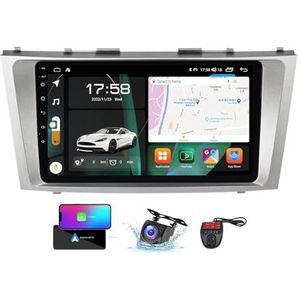 Android 13 systeem 2 Din Autoradio Stereo voor Toyota Camry 6 XV 40 50 2006-2011 9 inch touchscreen met GPS Navigatie Carplay Android Auto/Bluetooth 5.0/FM RDS Radio/4G WiFi/DSP(NF-7)