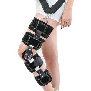 Handsfree wandelstok, Handsfree kruk for ouderen en revalidatie, scharnierende kniebrace met gespontwerp schouderband