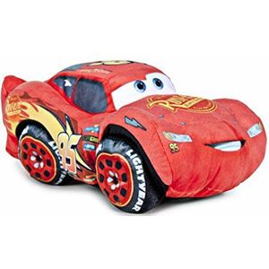 Famosa Softies Lightning McQueen Knuffel - Auto's