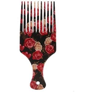 DieffematicSZ kam Oil Comb Hair Style Fluffy Long Tooth Comb Salon Hair Styling (Color : S)