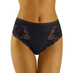 Wolbar - WB408 - Damesslipje - Zwart - Hoge Taille En Kant