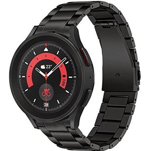 Strap-it titanium bandje - zwart - Geschikt voor Samsung Galaxy Watch 5 Pro