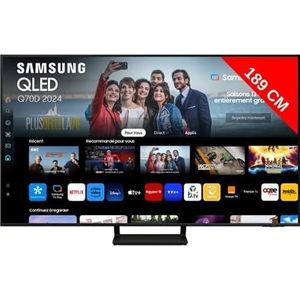 SAMSUNG QLED TV 4K 189 cm TQ75Q70D model 2024