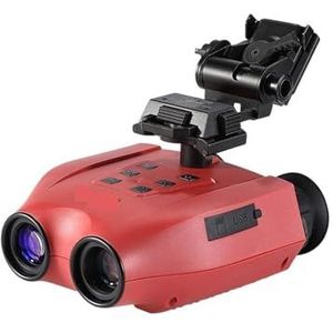 Nachtzichtbril Digitale Nachtkijker Infrarood Verrekijker HD 1080P Videocamera for Helm Op het hoofd gemonteerd 6X-48X Zoom Lange afstand for de jacht voor Long Rang Infraroodbril Nacht (Size : Red N