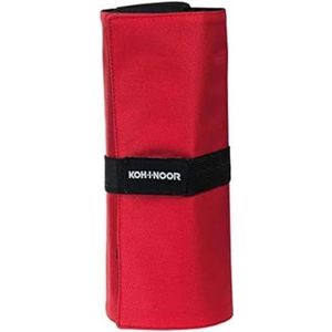 Koh-I-Noor DJTR-24 pennenetui, oprolbaar, rood/zwart