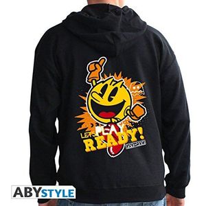 ABYstyle PAC-MAN sweatshirt ""Let's play"" heren zwart (M)