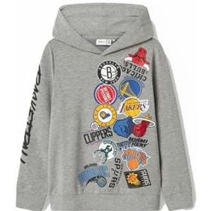 Sweatshirt met capuchon voor kinderen, Name It lichtgrijs - Merk: Name It - EAN: 5715607553488 - Maat: 13-14 jaar