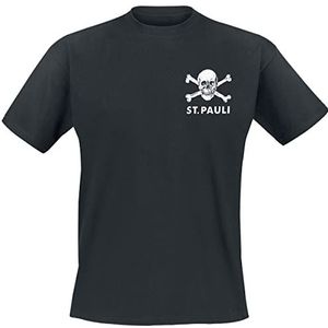 FC St. Pauli FC St. Pauli - Totenkopf II T-shirt zwart L