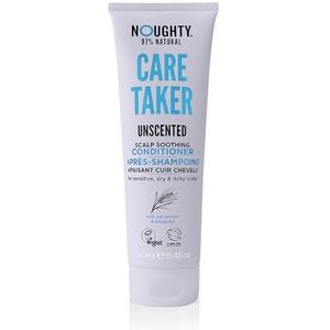 Noughty 97% natuurlijke verzorgende geurvrije conditioner, hoofdhuid verzachtende haarreiniger voor roosgevoelige gevoelige hoofdhuid, sulfaatvrije veganistische haarverzorging, 250 ml