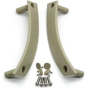 Autoportierhendel 1/2 Stuks Autodeur Pull Handle Cover Panel Voor Vw 2000-2010 1C0867171A2QL(Beige 2Pcs Set)