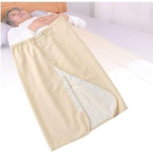 Incontinentieluierrok for ouderen, wasbare luierrok Incontinentiebedkussens, gemakkelijk te dragen en uit te trekken Patiëntenzorgbroek Pak for incontinentie-bedlegerige patiënten (Color : B, Size :