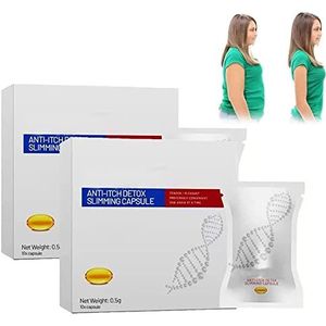 20st Soothe&Slim Anti-Jeuk Detox Afslankcapsule,Afslankende & verstevigende reparatie & roze en tedere natuurlijke capsules,Instant Anti-Jeuk Detox Capsules Keer terug naar strakke en tedere staat