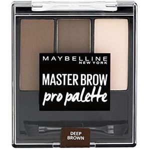Maybelline New York, Master Brow Pro Palette, 4 Deep Brown