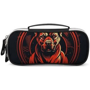 POLESVBM Make-up tas make-up organisator vereenvoudigde hond afbeelding afgedrukt reizen make-up tas cosmetische tas cosmetische organisator tas, stijl, één maat, make-up tas, Stijl, Eén maat, Make-up