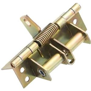 Deurveerscharnier, Veer zelfuitlijnend scharnier 4 inch veelkleurige 90 graden positionering automatisch sluitend(Multicolor)