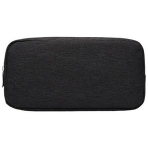 Make-uptas Reizen Solid Make Up Zakken Dragen Cosmetische Tote Make-up Schoonheid Kabel Organizer Toilettas Kit Pouch Opbergtas, Zwart Groot, Eén maat
