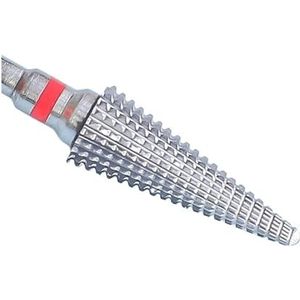 DHRCONPA 16mm 3/32Inch Driehoek Conische Nagelboorbits Goudcarbide Frees Slijpgereedschap Manicure Accessoires