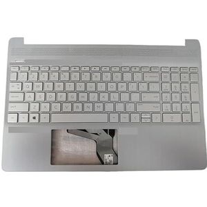 VOOR HP 15S-ER 15S-FR TPN-Q222 C Case Shell met toetsenbord Zilver L63578-001