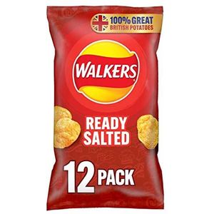 Walkers Klaar Gezouten Multipack Crisps, 12x25g