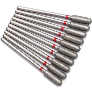 Nagel Boren Set voor Manicure, Diamant elektrische nagelboortjes for manicure en pedicure, 10 stuks, veelkleurig(T26-54)