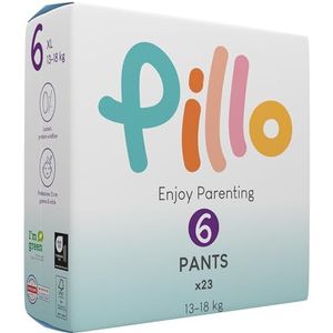 Pillo Pants maat 6 – verpakking met 23 luierbroekjes 6 – XL (13-18 kg), pillo luiers – vroege kindertijd