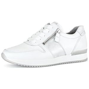 Gabor - Sneaker 63.420.29 - Wit - Zilver - Leer