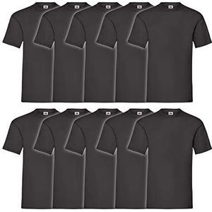 10-pack Valueweight Fruit of the Loom T-shirt maat S - 5XL T-shirts in vele kleuren