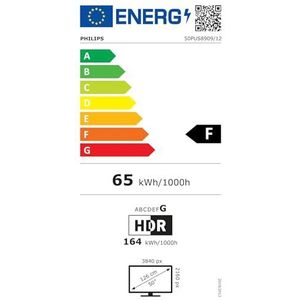 Philips Ambilight 50PUS8909 4K LED Smart TV - 50 inch-scherm met Pixel Precise Ultra HD Titan OS-platform en Dolby Atmos Sound, werkt met Alexa en Google Voice Assistant - Antraciet Grijs