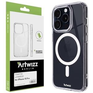 Artwizz ClearClip incl. wirelesses laden iPhone 15 Pro transparent